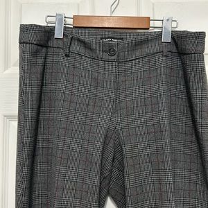 HILARY RADLEY stretch plaid trousers.  Size 12